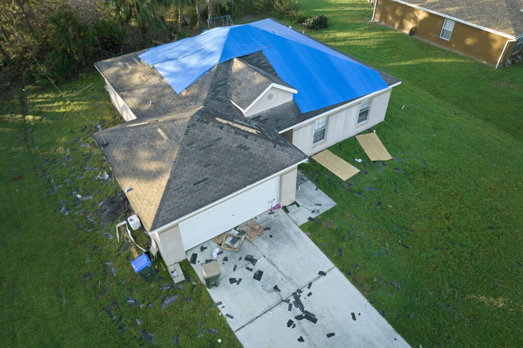 Storm and flood damage roof restoration services in Phoenix, AZ.